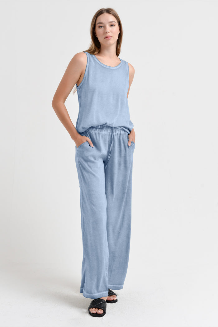 Billow Viscose Slacks - Fiji