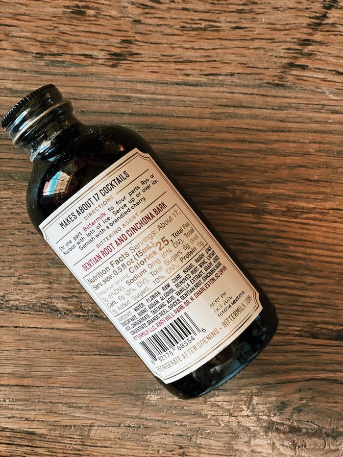 Bittermilk Bourbon Barrel Aged Manhattan Cocktail Mixer
