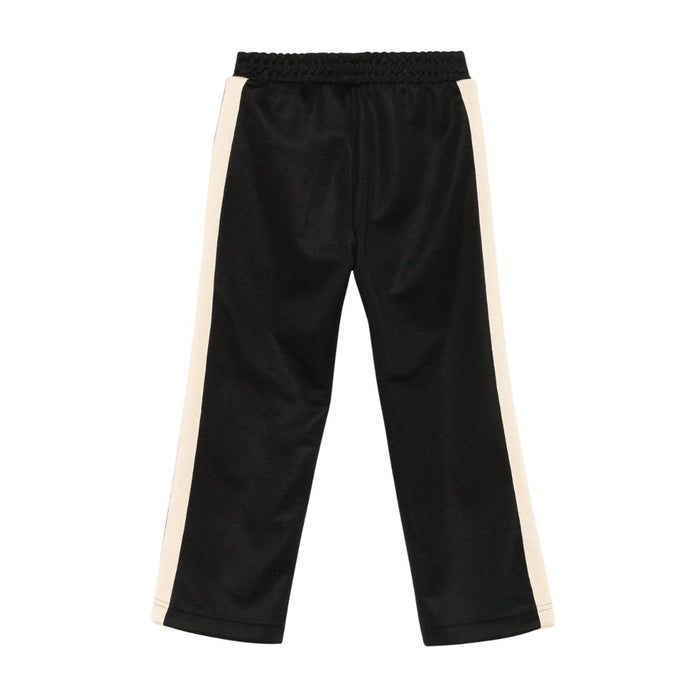 Black & Beige Stripe Zip Up Tracksuit