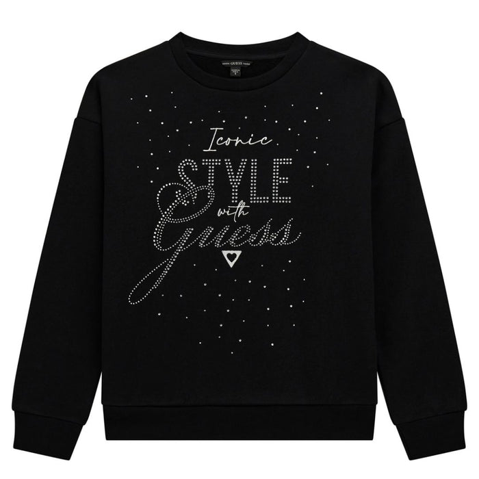 Black Diamante Sweatshirt