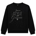 Black Diamante Sweatshirt
