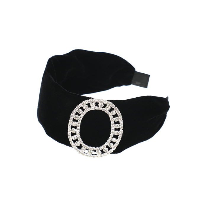 Black 'Gail' Diamante Headband
