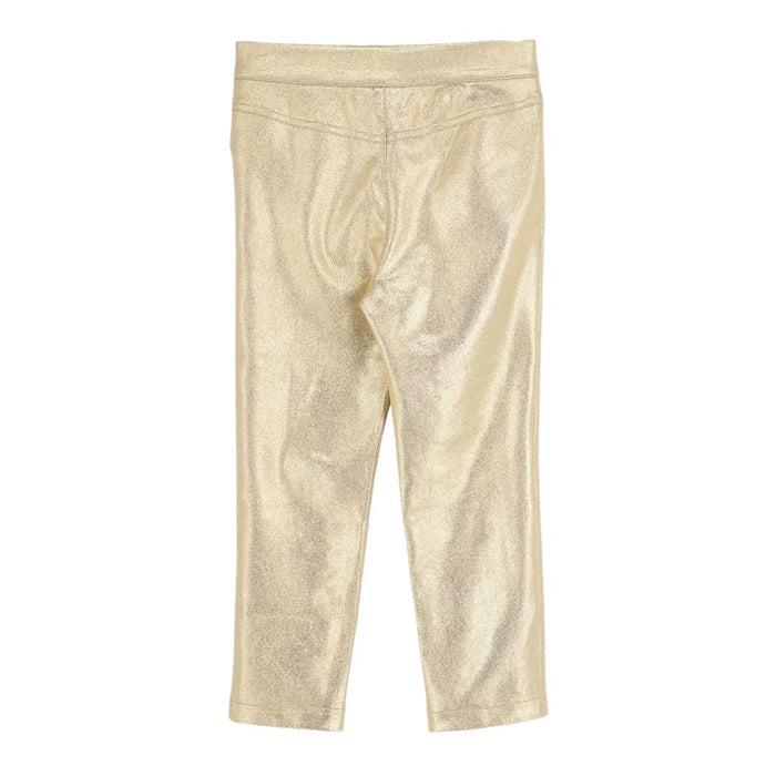 Black & Gold Metallic Legging Set