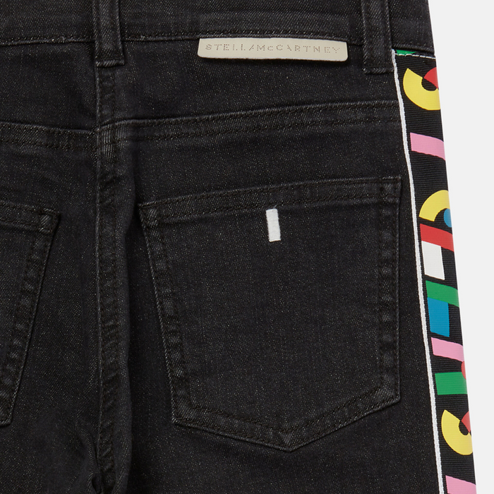 Black Logo Jeans