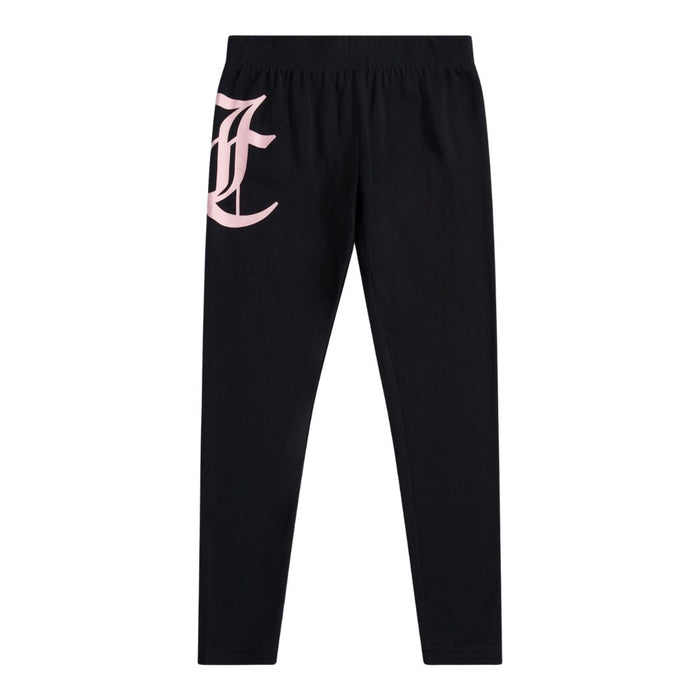 Black Logo Leggings