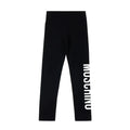 Black Logo Leggings