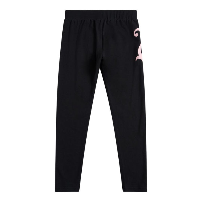 Black Logo Leggings