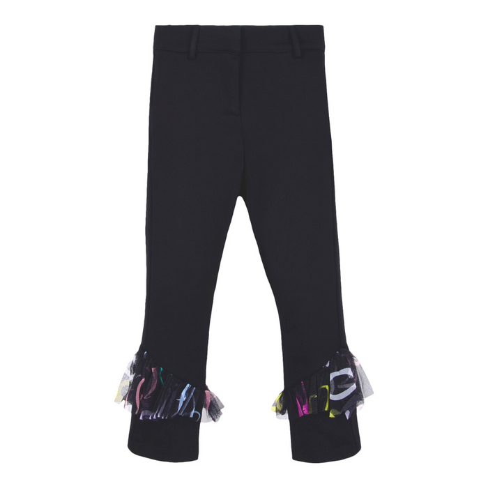 Black Netted Pucci Legging