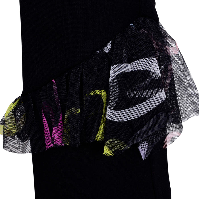 Black Netted Pucci Legging