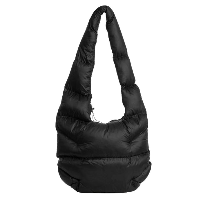 Black Padded Crossbody Bag