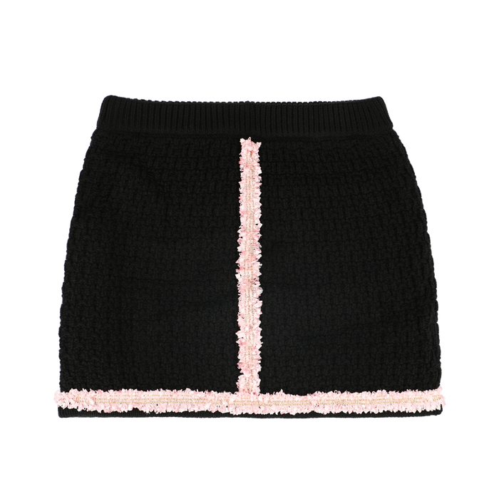 Black & Pink 'Wilma' Knitted Skirt