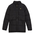 Black Quilted Puffer Coat