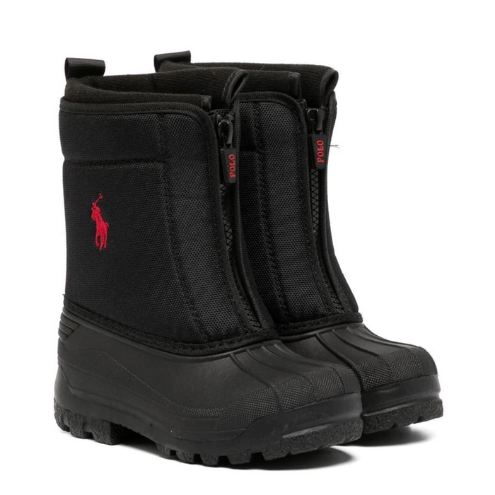 Black Ski Zip Boots