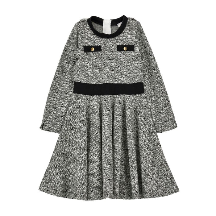 Black & White Logo Dress