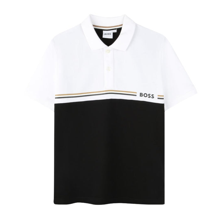 Black & White Polo Shirt
