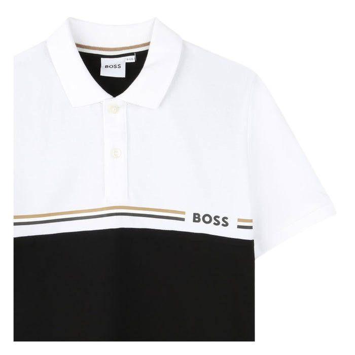 Black & White Polo Shirt