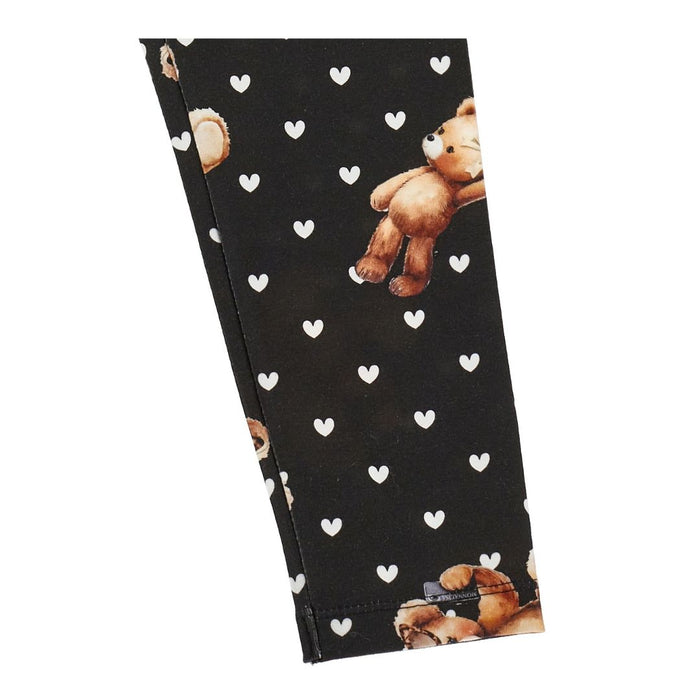 Black & White Teddy Legging Set