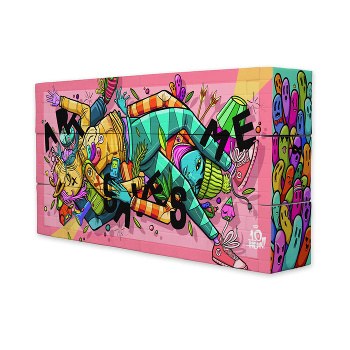 BLOCKBUSTERZ - a Vinyl Mural Wall Set