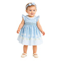 Blue Daisy Dress & Headband