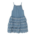 Blue Denim Broderie Anglaise Dress