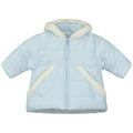 Blue Fur Trim Coat