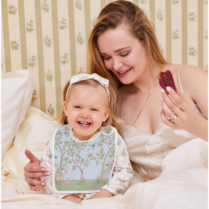Blue In Bloom Bib