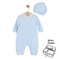 Blue Knitted All In One & Hat