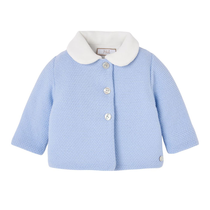 Blue Knitted Jacket