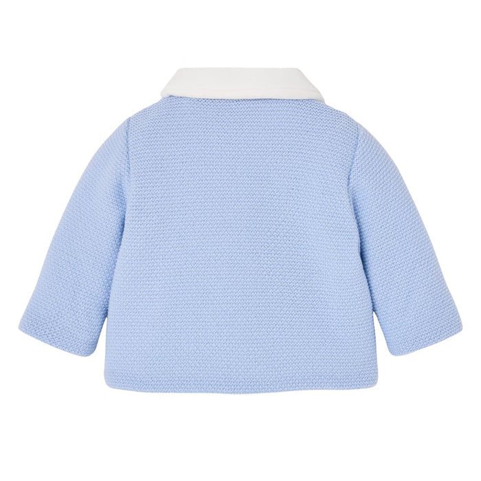 Blue Knitted Jacket