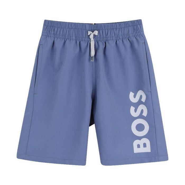 Blue Logo Swim Shorts