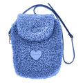 Blue Plush Shoulder Bag
