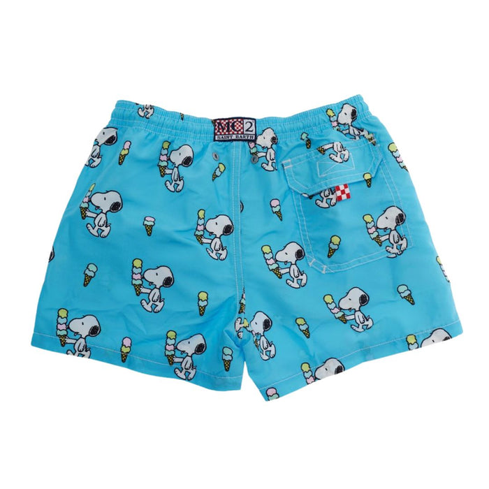 Blue Snoopy & Ice Cream Swim Shorts