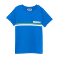 Blue Stripes & Logo T-Shirt