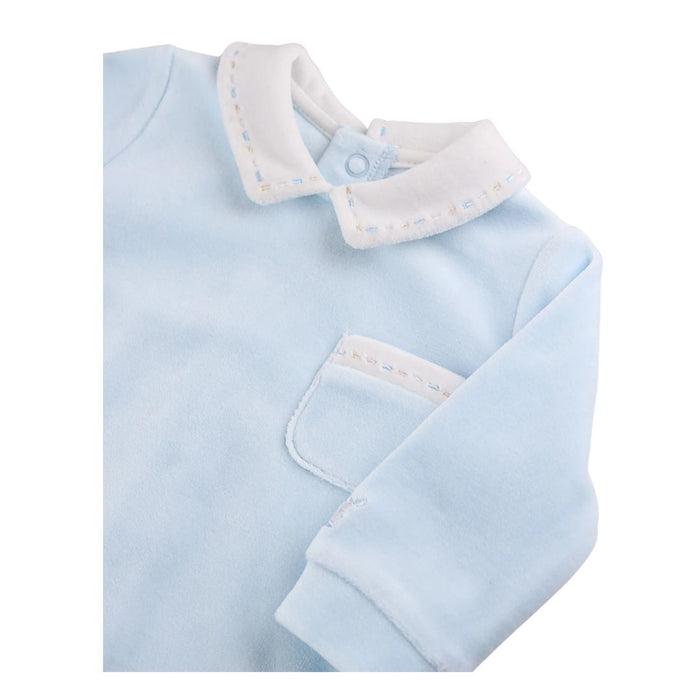 Blue Velour 2 Piece Set