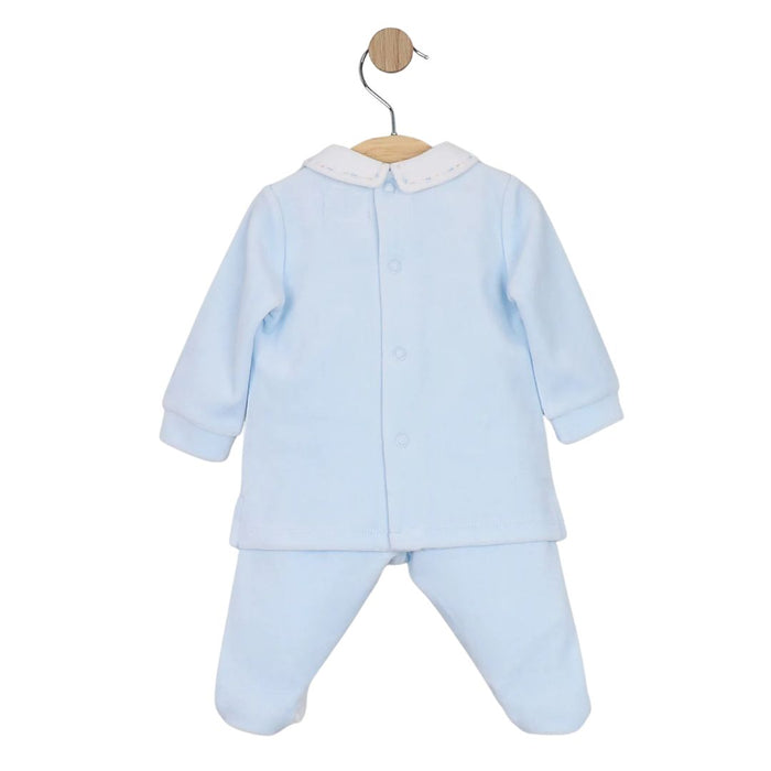Blue Velour 2 Piece Set