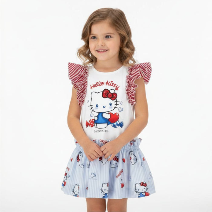 Blue & White Hello Kitty Dress