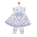 Blue & White Legging Set