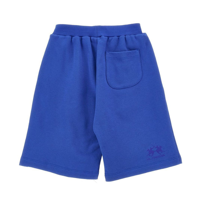 Blue & White Shorts Set