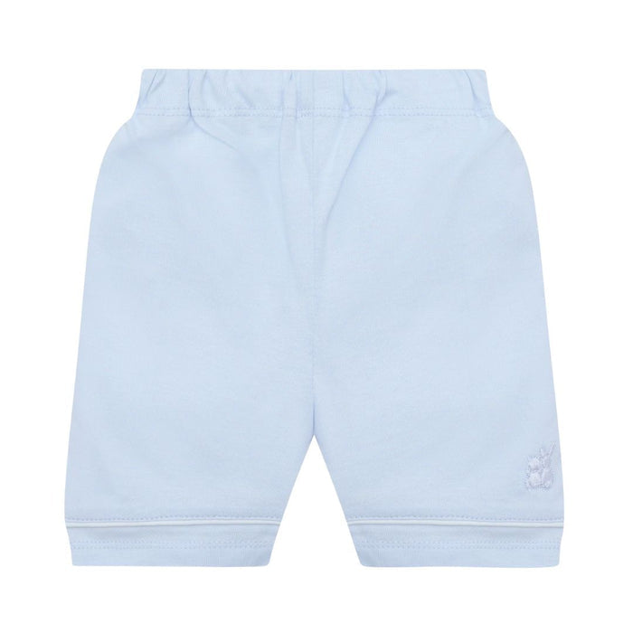 Blue & White Shorts Set