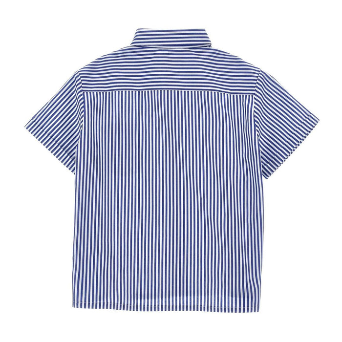 Blue & White Striped Shirt