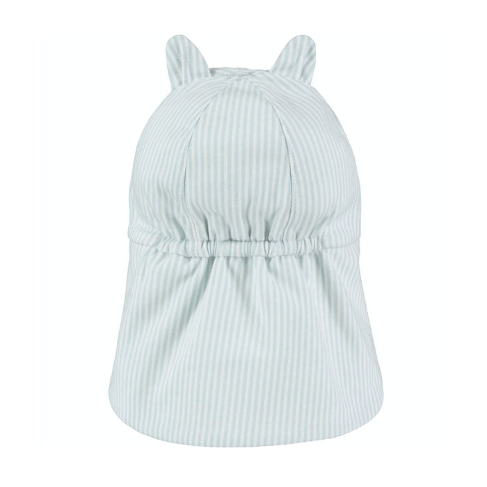 Blue & White Striped Sun Hat
