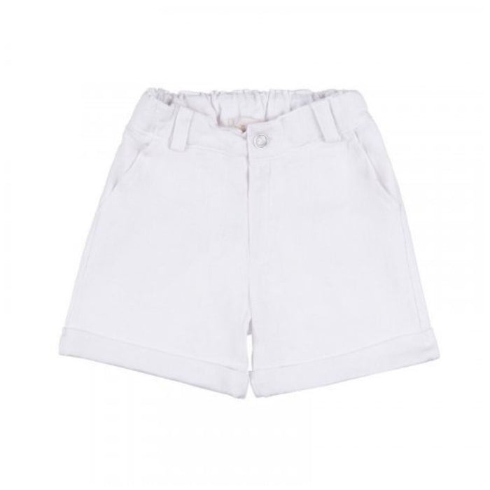 Blue & White Tile Print Shirt & Shorts