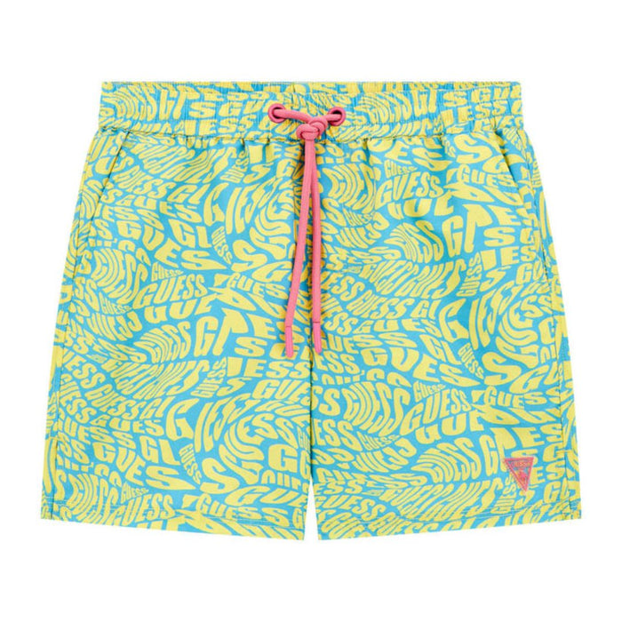 Blue & Yellow Swim Shorts