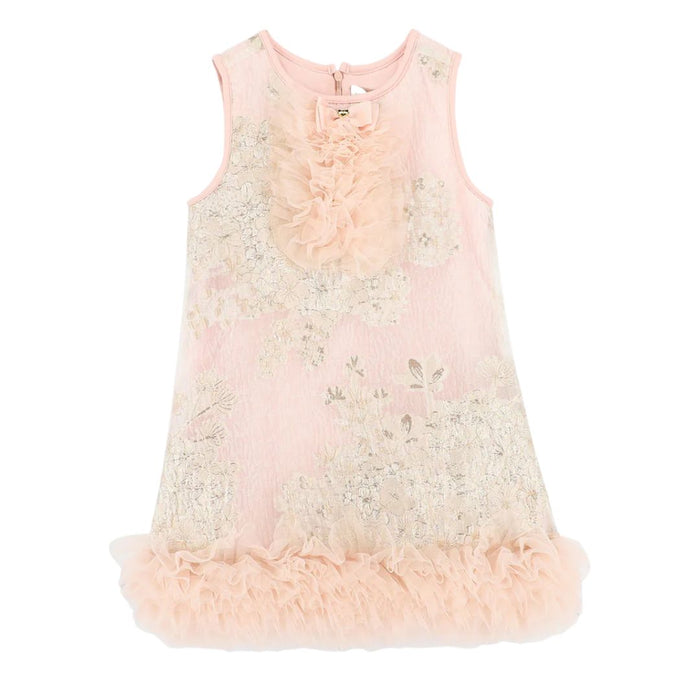 Blush Pink Jacquard "Zora" Dress & Top