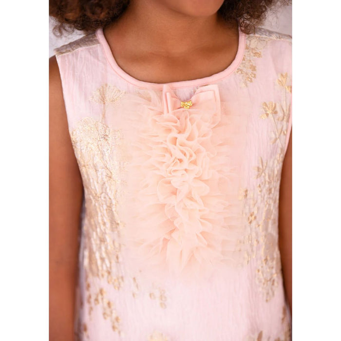 Blush Pink Jacquard "Zora" Dress & Top