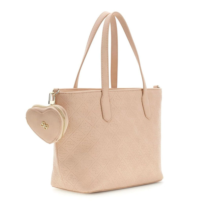 Blush Pink Monogram Logo Handbag & Purse