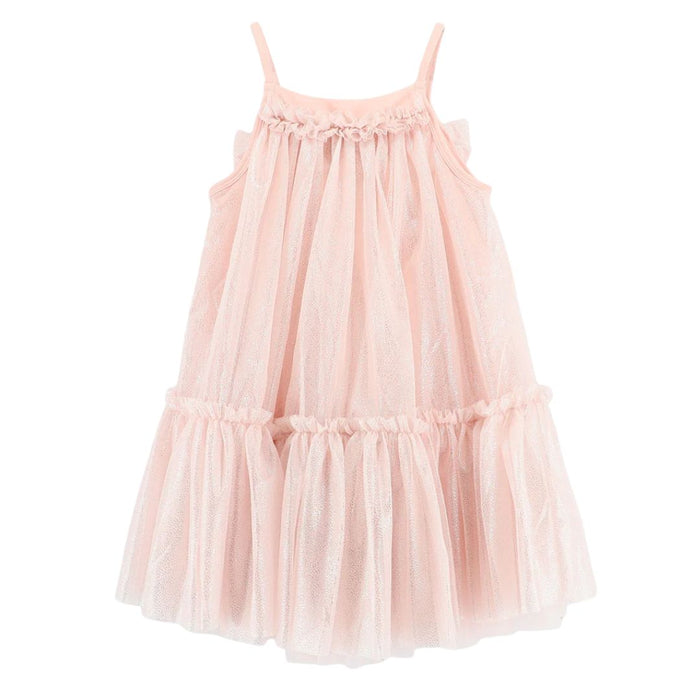 Blush Pink Sparkle Tulle Dress