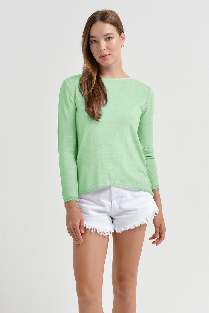 Boat Neck Sweater - Antigua