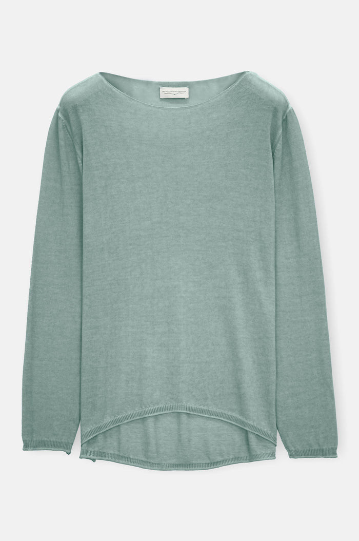 Boat Neck Sweater - Shark
