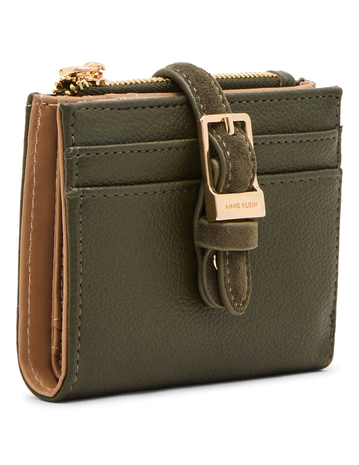 Anne Klein Boxed Buckle Bifold Wallet
